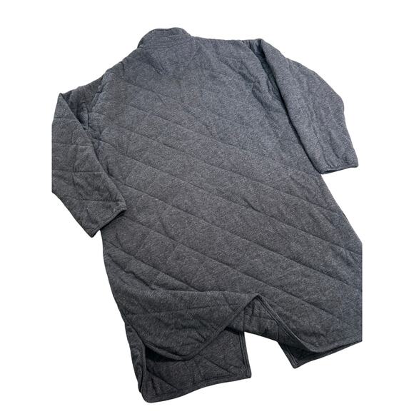 Z Supply Catharina Oversized Quilted Zip Jacket in Gray Mid Length Coat size S - Picture 10 of 10